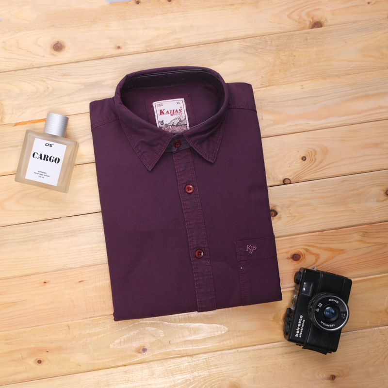 Kaijas Purple Plain Shirt