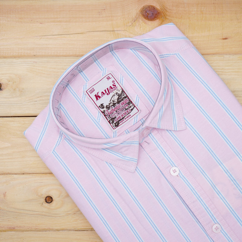 Kaijas Baby Pink Stripes Shirt