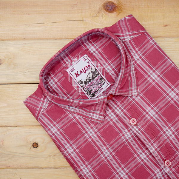 Kaijas Pink Checks Shirt