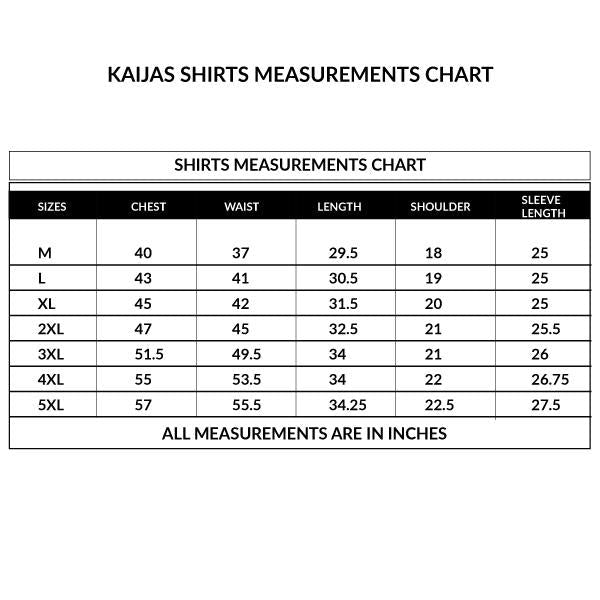 Kaijas Teal Blue Plain Shirt